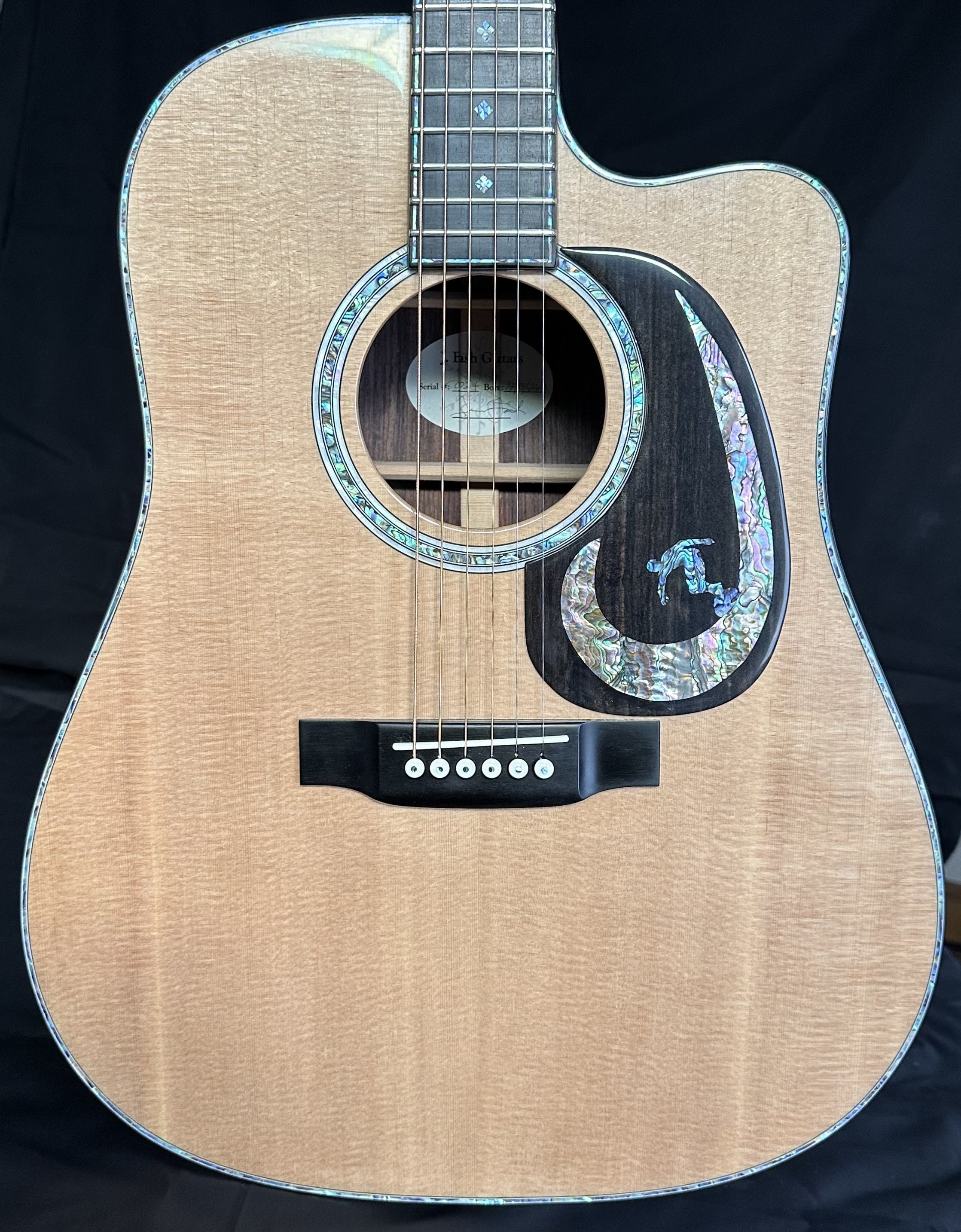 New stunning guitar images using Aqua Coat Clear Lacquer