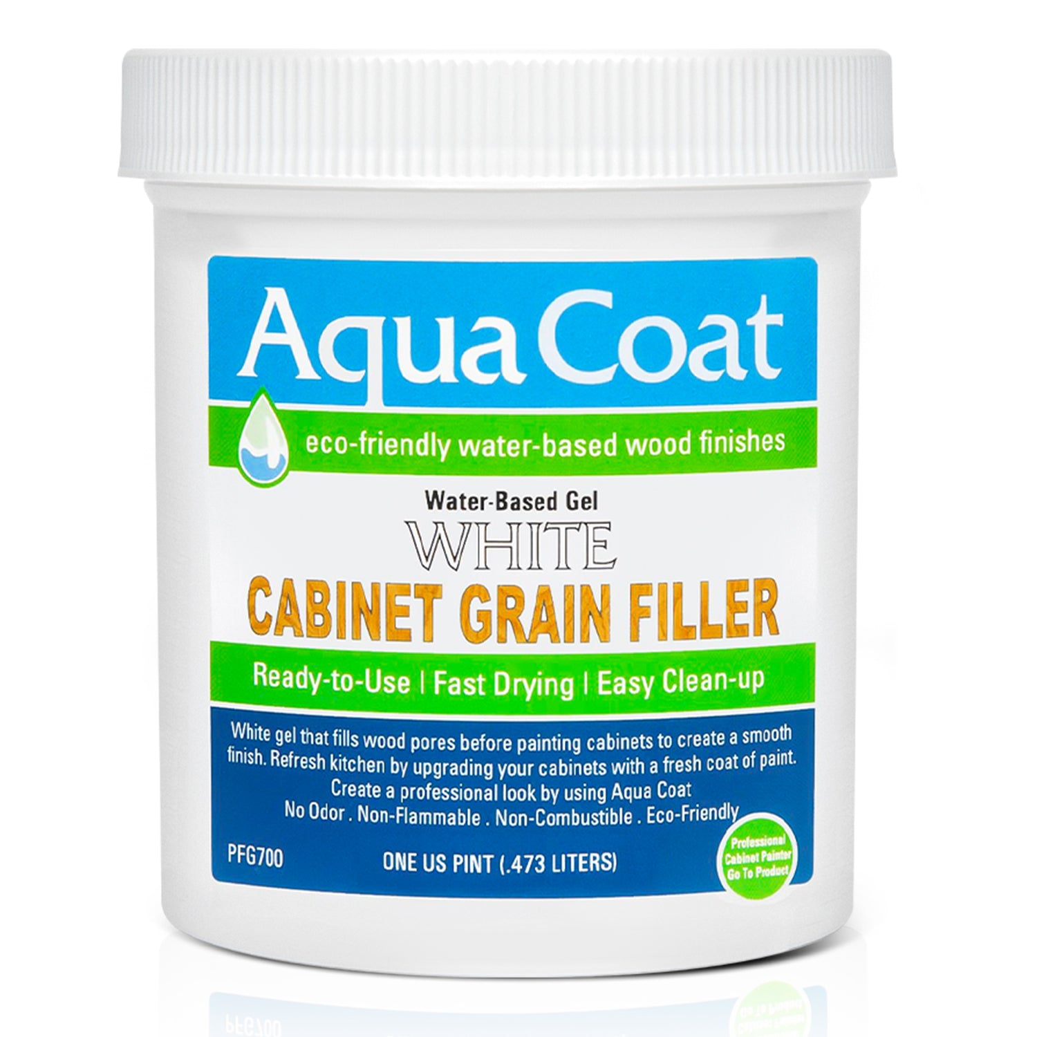 Aqua Coat WHITE Cabinet Grain Filler - Main Image