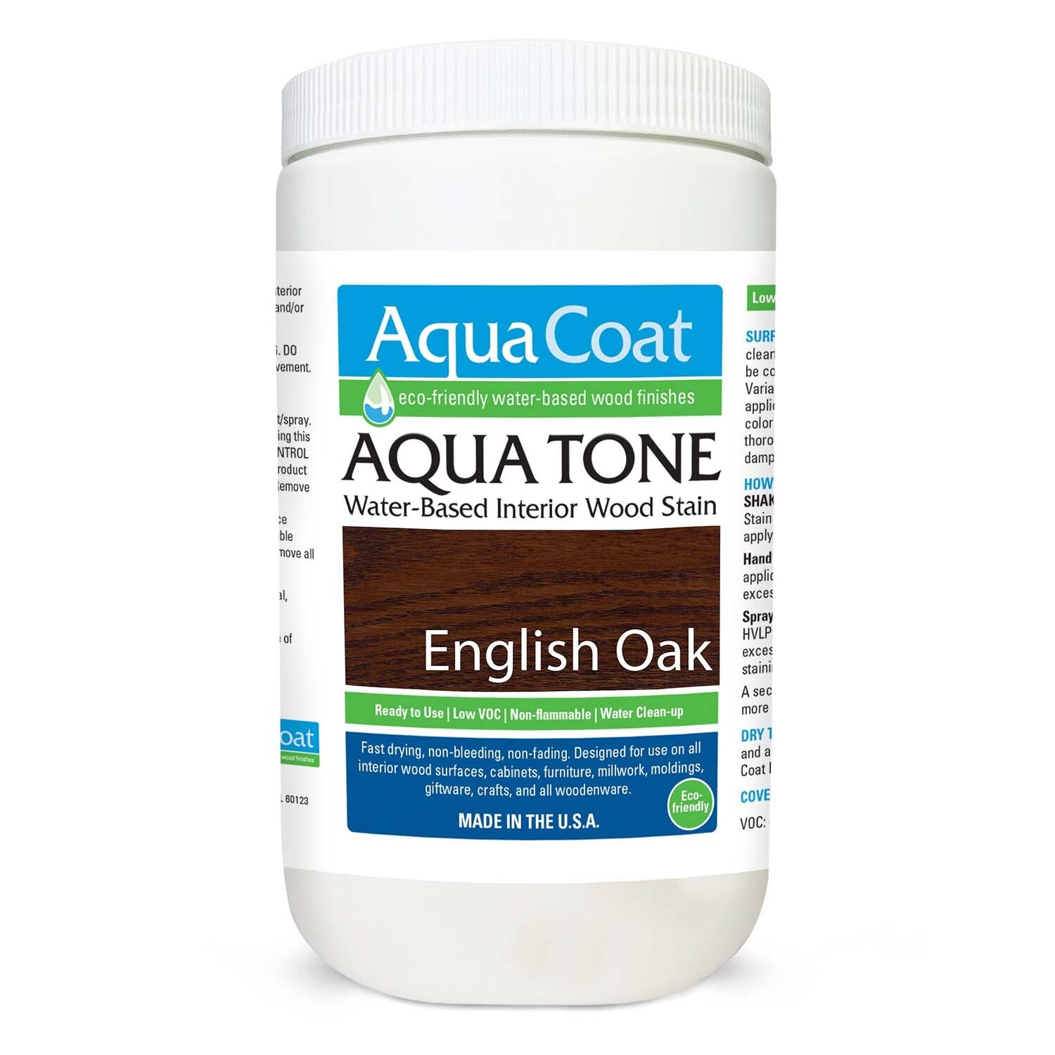 Aqua Tone WaterBased Stains Aqua Coat
