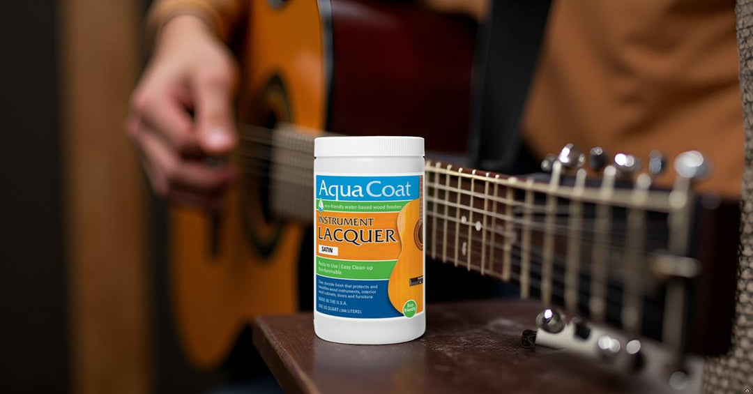 Introducing Aqua Coat's NEW Water-Based Instrument Lacquer:  Superior Sound. Unmatched Protection