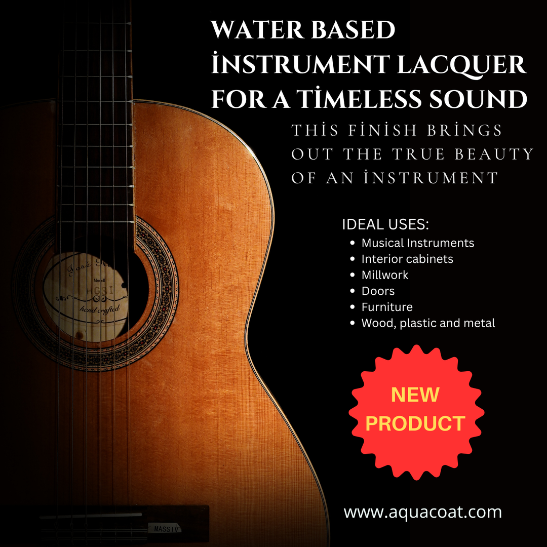 Aqua Coat's NEW Water-Based Instrument Lacquer:  - Crafted for Tone. Engineered for Durability