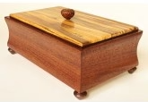 Wooden box with a lid