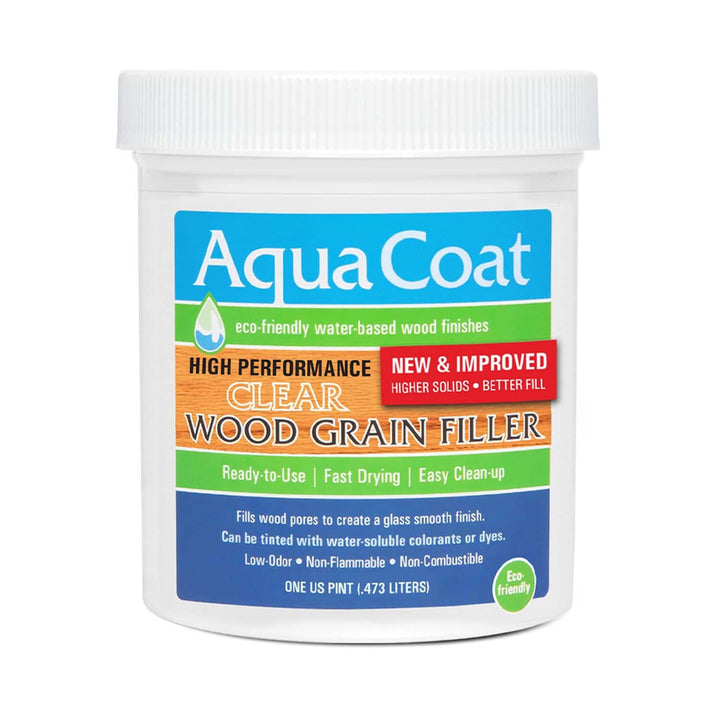 NEW AND IMPROVED High Performance Clear Wood Grain Filler