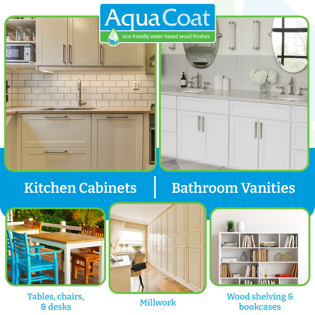 Aqua Coat WHITE Cabinet Grain Filler