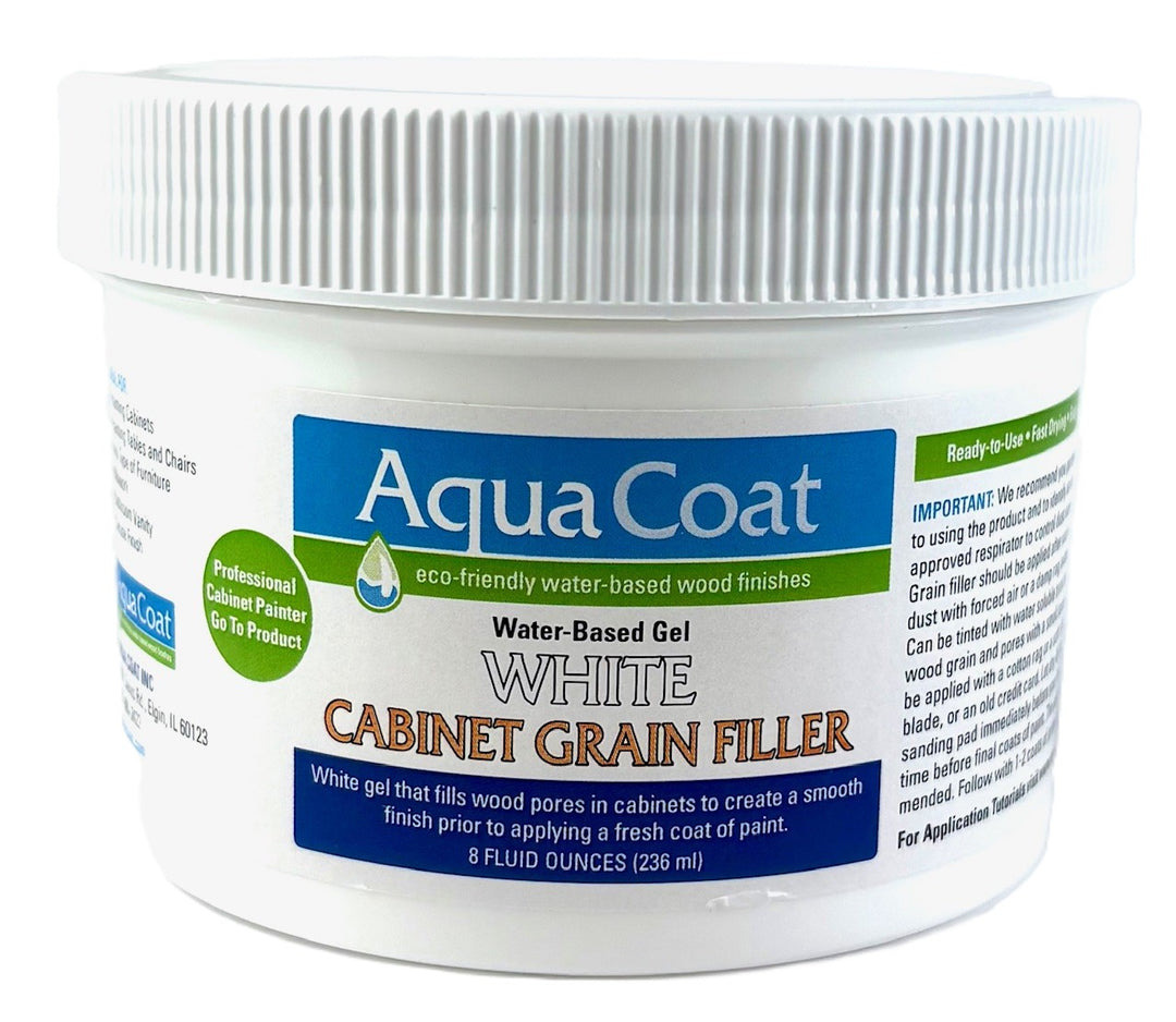 Aqua Coat WHITE Cabinet Grain Filler