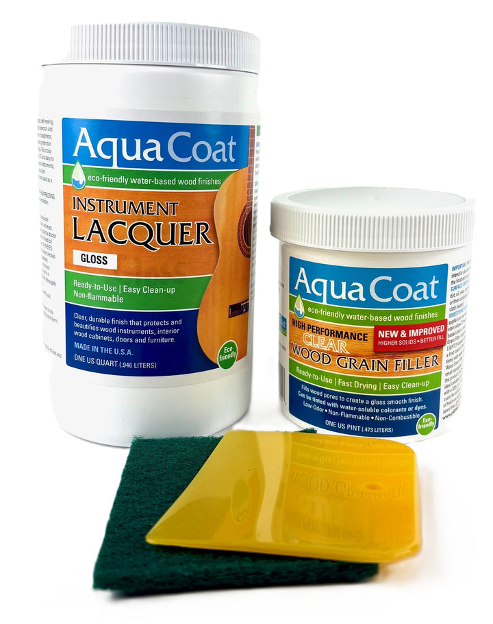Finishing Kits - High Performance Clear Grain Filler and Instrument Lacquer