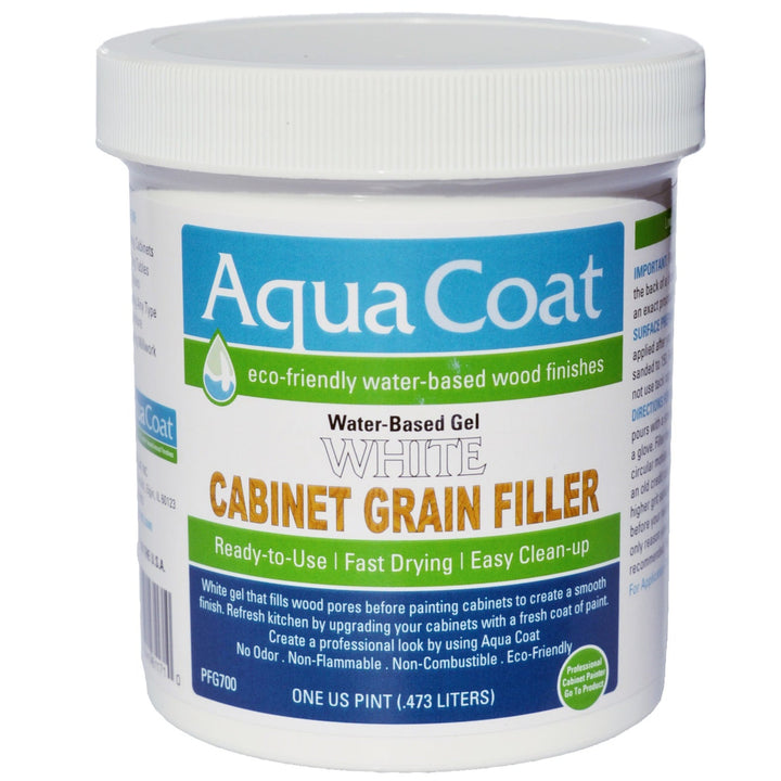 Aqua Coat WHITE Cabinet Grain Filler